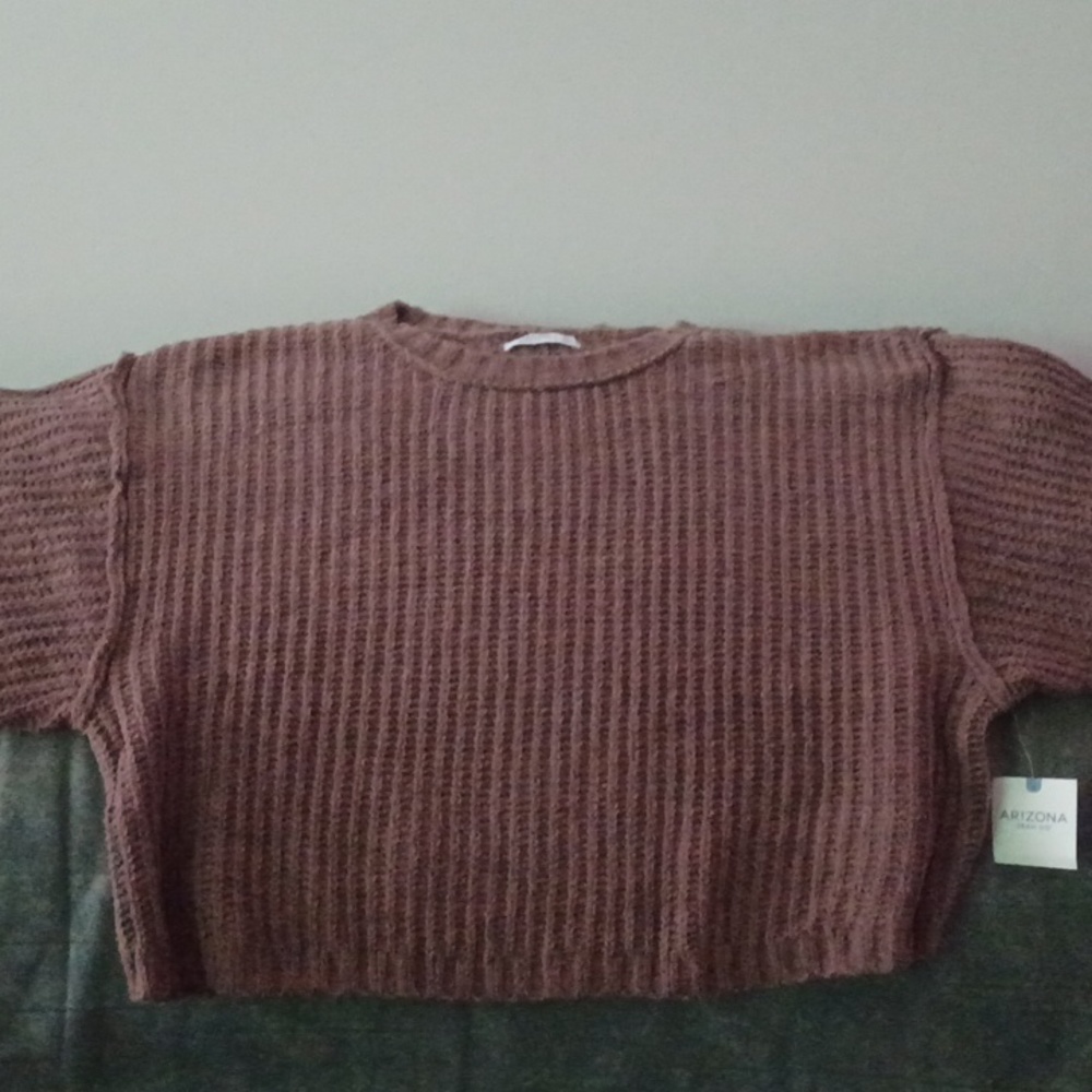 A brand new Arizona brown sweater.